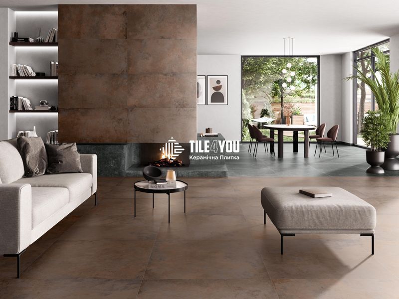 Керамограніт Pamesa | Плитка 60*120 Alloy Copper Luxglass 202106 фото