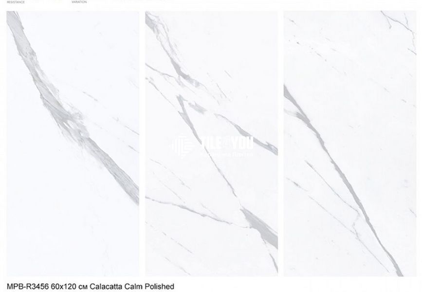 Керамогранит Kale ROYAL MARBLES Calacatta MPB-R3456 white 60x120 50820719 фото