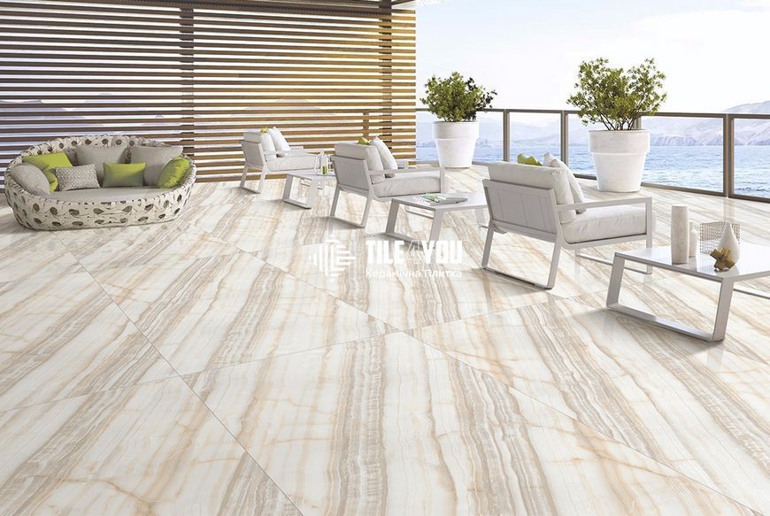 Керамограніт CERAMA MARKET | CRISTALLO ONYX 120х240 9 ММ 18076 фото