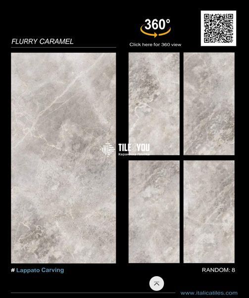 Керамограніт Italica | FLURRY CARAMEL LAPPATO CARVING 60X120 201473 фото