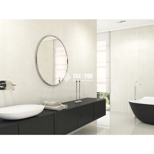 Настенная плитка Wellen Velvet Cream Rectificado 30х90 38752441 фото