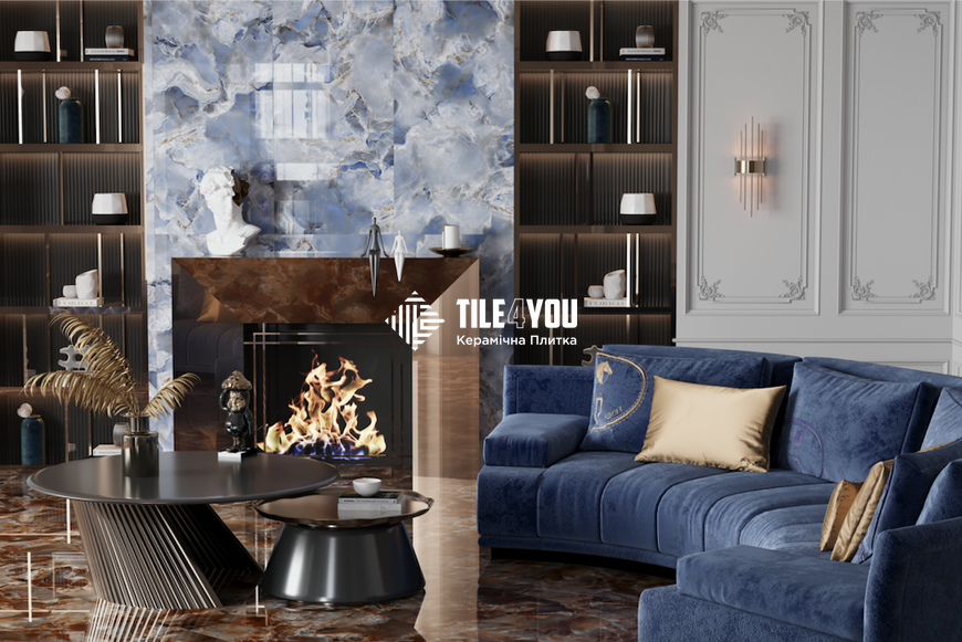 Керамограніт Teo Ceramics (Allore) | Itaka Cobalt F P 600x600x8 R full Lappato 2 сорт 18816 фото