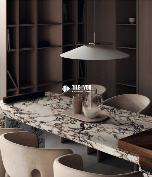 Керамогранит Energieker | Плитка CALACATTA VIOLA POLISHED 120x280 мм 203060 фото