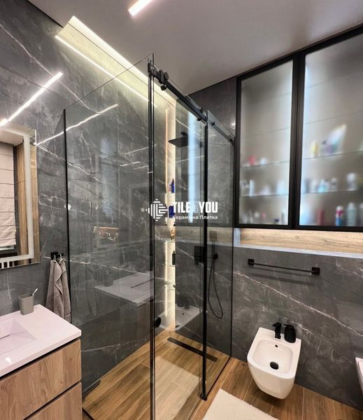 Керамограніт Inter Gres | Monet сірий темний 6060 144 072/L 60x60 см 15940 фото