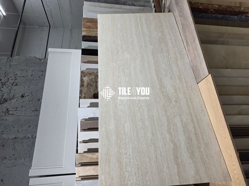 Керамограніт Ragno | Плитка 60*120 Realstone Travertino Vein Bianco Rett Rca7 19144 фото
