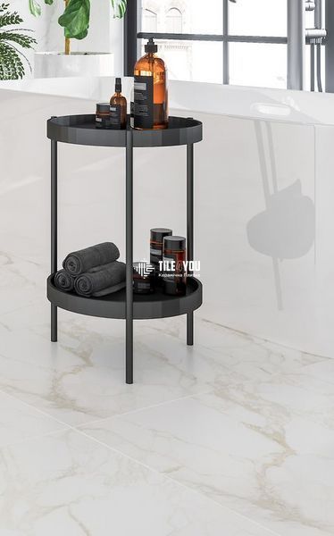 Керамограніт Golden Tile | Terragres Imperial 3G0500 білий 595х595x11 52221575 фото