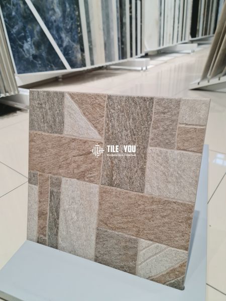 Керамогранит Golden Tile | Misto Mattone 3F7830 коричневый 400х400x8 45827940 фото