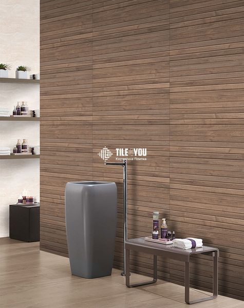 Керамогранит Ceramica Deseo | MULBERRY WOOD BROWN 30X120 17385 фото
