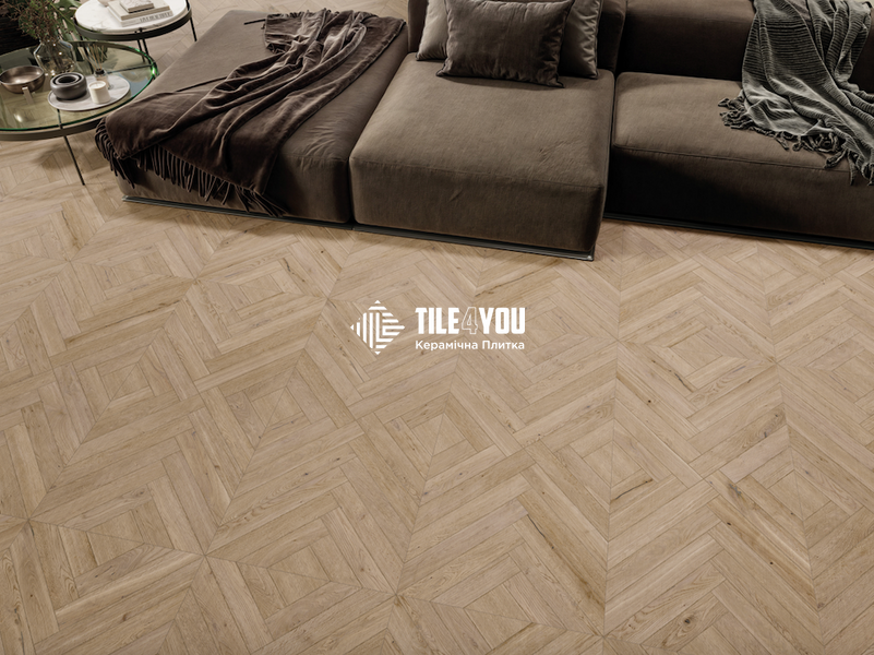 Керамограніт Rocersa | Rovere Ombre Chevron Nature 60x120 RC 19348 фото