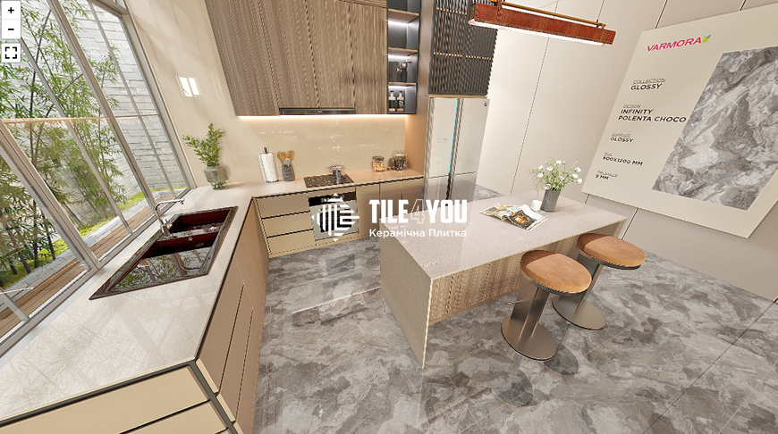 Керамогранит Varmora | Polenta Choco 60x120 см 16203 фото