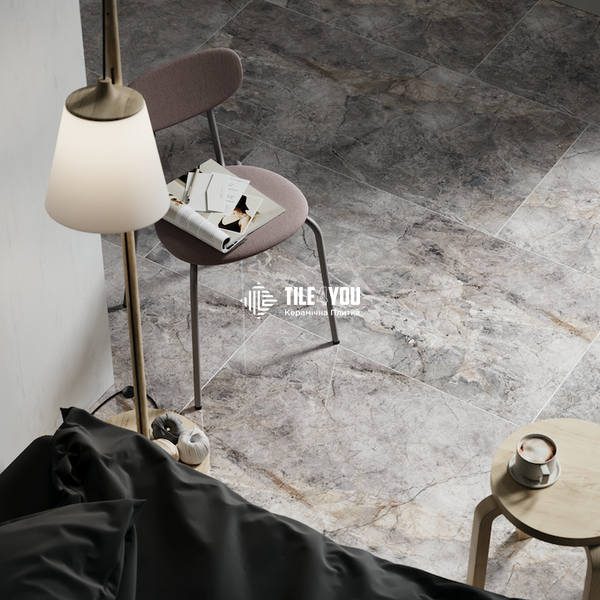 Керамограніт Fiera Ceramica | Princess light grey (Martins Marble light) 600х1200х7 18130 фото