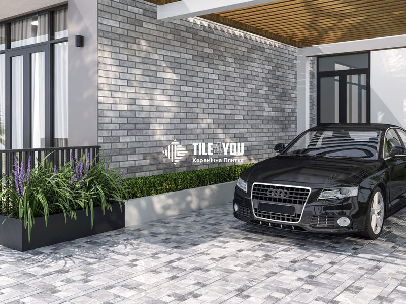 Керамограніт Golden Tile | Плитка Stone Brick SBG770 світло-сірий 300х300x7 202730 фото