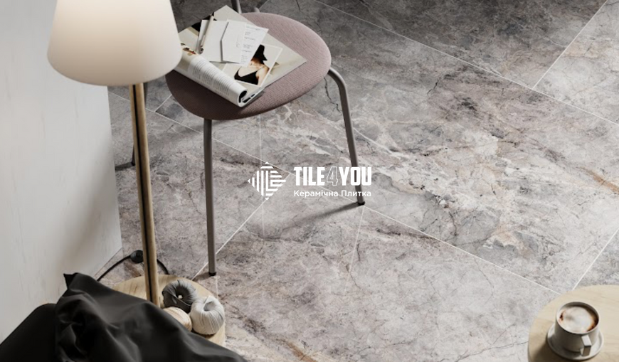 Керамограніт Fiera Ceramica | Princess light grey (Martins Marble light) 600х1200х7 18130 фото
