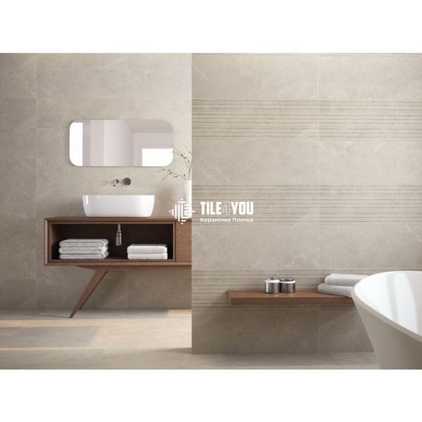 Плитка для стін Frame Town Taupe Rectificado 30х90 38752408 фото