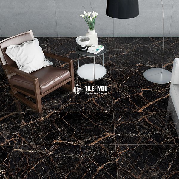 Керамограніт Italica | TORCELO BLACK PL 60x120 12733 фото