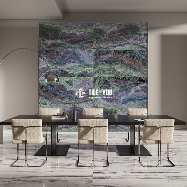 Керамограніт Santagostino | Onyx Purple 60x120 см 17870 фото