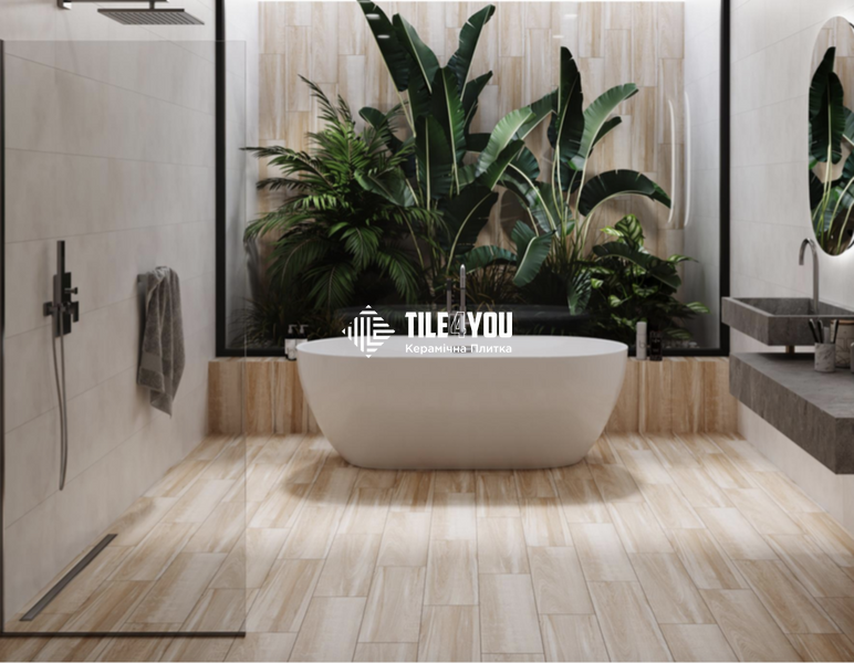 Плитка під дерево Cersanit | FLAXWOOD BEIGE 18,5X59,8 G1 16524 фото