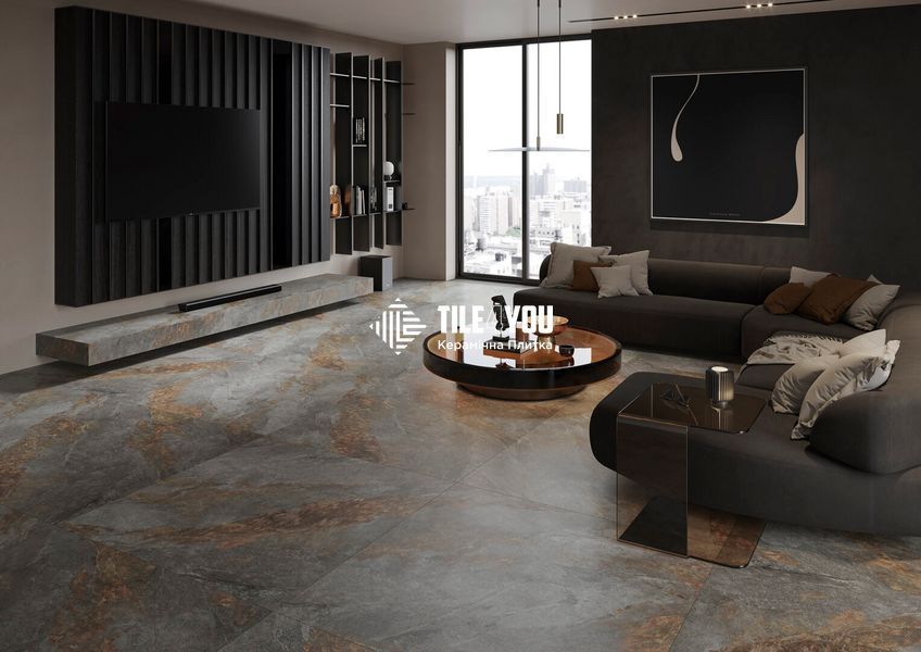 Керамограніт Cerrad | Auric Grey 59,7X119,7 17090 фото