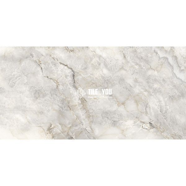 Керамограніт Ceramica Deseo | AETHER ONYX GREY POL 600x1200 202906 фото