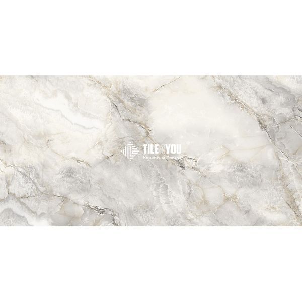 Керамограніт Ceramica Deseo | AETHER ONYX GREY POL 600x1200 202906 фото