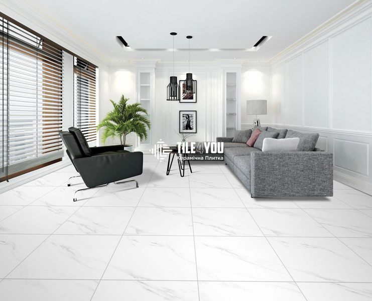 Керамограніт Letina Tiles | Marbela White Polished 60*120 201643 фото