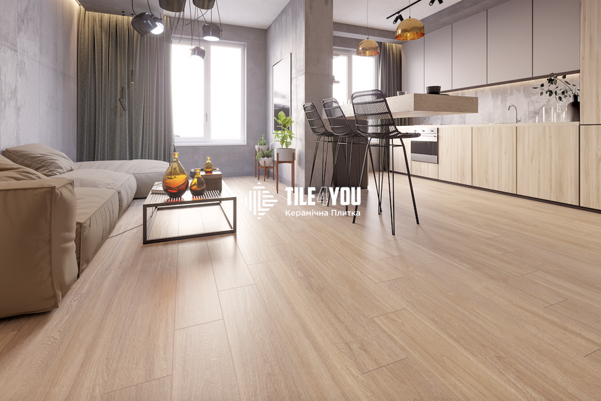 Плитка під дерево Teo Ceramics (Allore) | Natura Honey F PR 198x1200x8 R Mat 1 60130603 фото