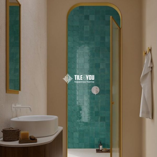 Керамогранит Marazzi | Crogiolo Lume Emerald 10х10 Lux 10 мм (MQ81) 208684 фото