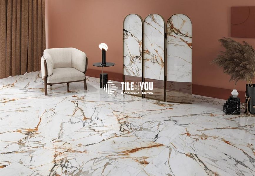 Керамограніт Kale ROYAL MARBLES MPB-R585 Calacatta Macchia Vecchia 60x120 51056847 фото