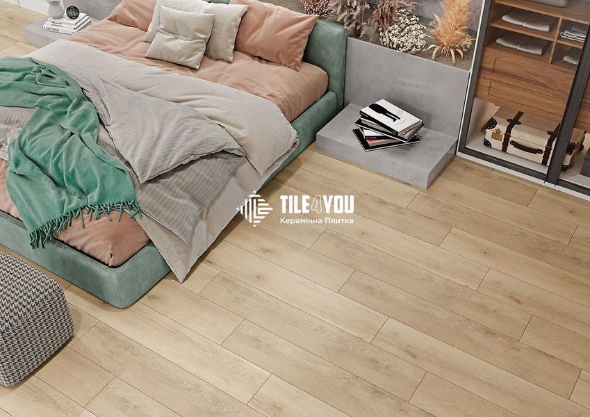 Плитка під дерево Cersanit | Elmwood Beige Mat Rect 19,8x119,8 G1 18720 фото