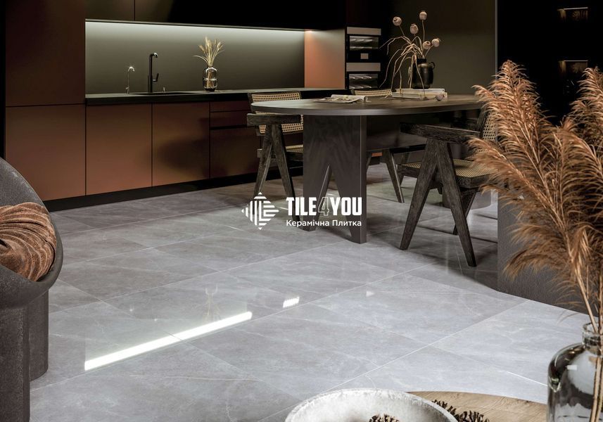 Керамограніт Golden Tile | Terragres Space Stone 5V2580 сірий 600x600x8 202640 фото