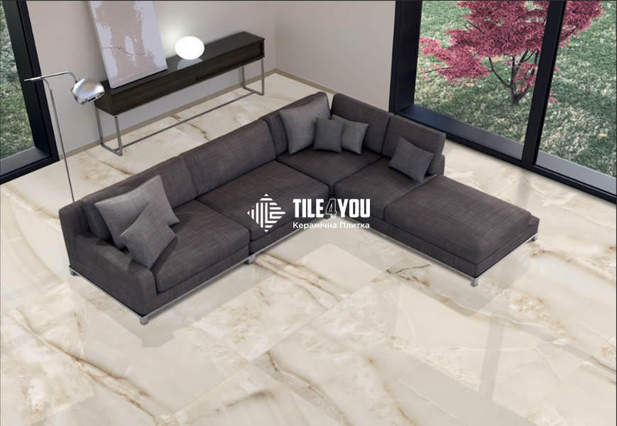 Керамогранит Netto Ceramika | Alabastri Beige Polished 60&times;60 13837 фото