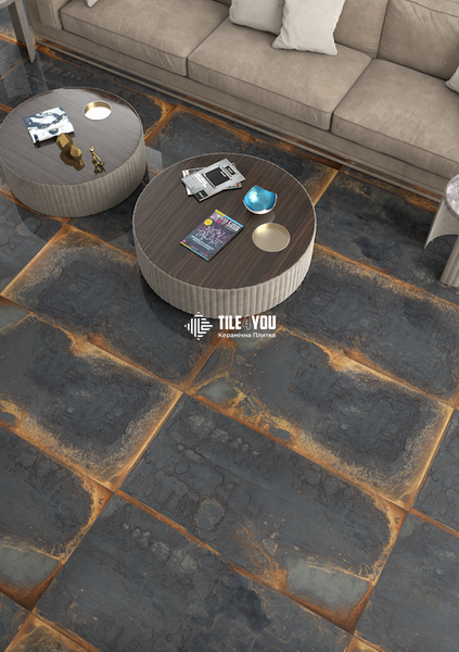 Керамограніт Fiera Ceramica | Oxyde Anthrazit A4 600х1200х8 18135 фото