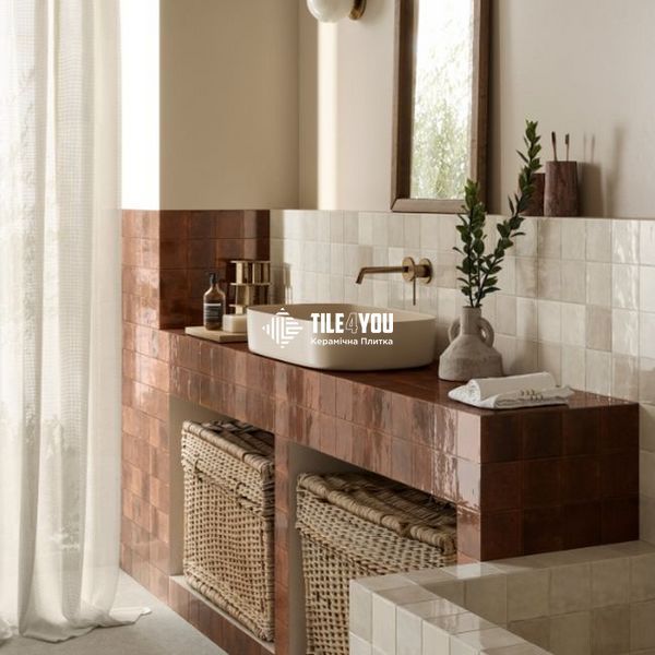 Керамогранит Marazzi | Crogiolo Lume Bone 10х10 Lux 10 мм (MQ7Y) 208686 фото