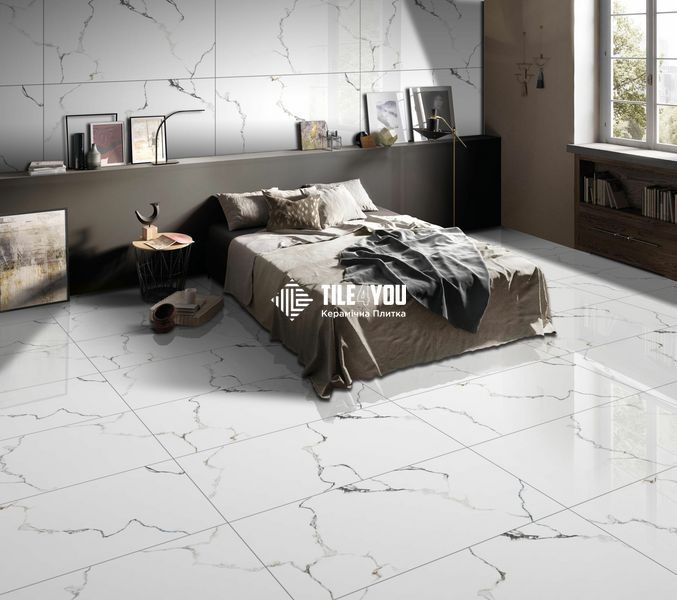 Керамограніт Letina Tiles | Carrara Nuvo Polished 60*120 201646 фото