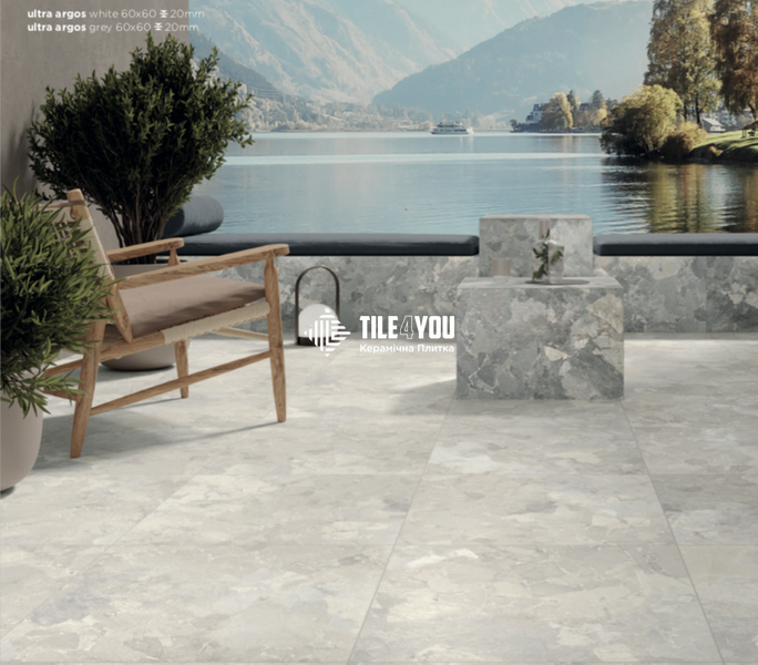 Керамограніт DADO CERAMICA | ARGOS WHITE NATURAL 60*120*9.5mm 19994 фото