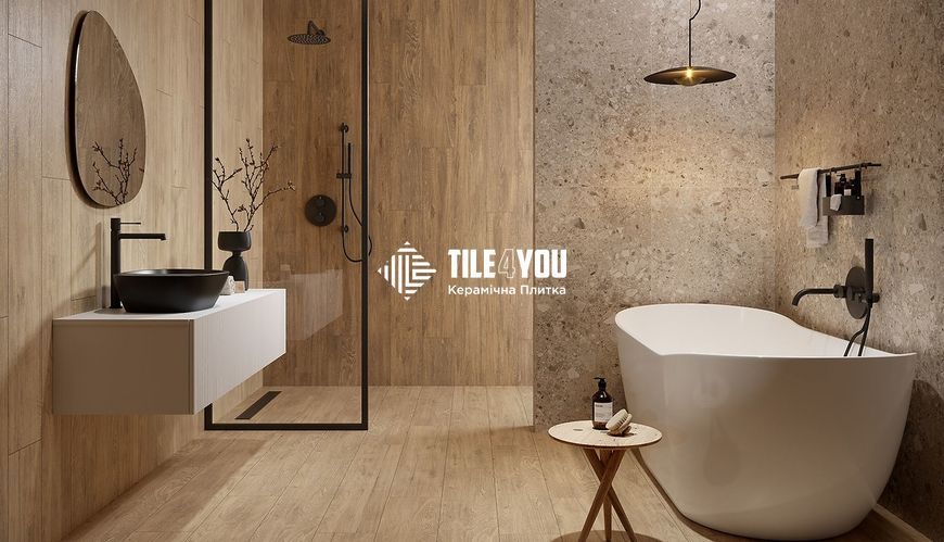 Керамогранит Opoczno | Плитка Wood Creation Brown RECT 221x890x8 208636 фото
