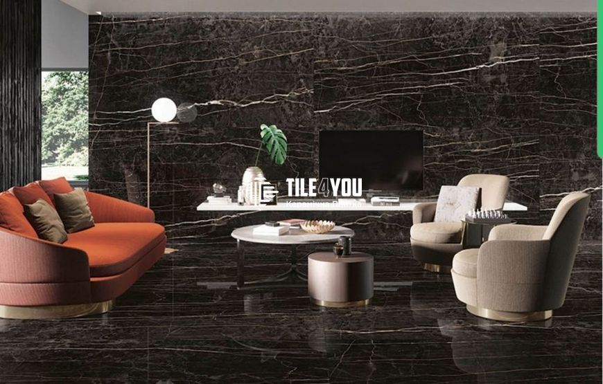 Керамогранит Casa Ceramica COLONIAL BLACK 120x120 см 49426897 фото