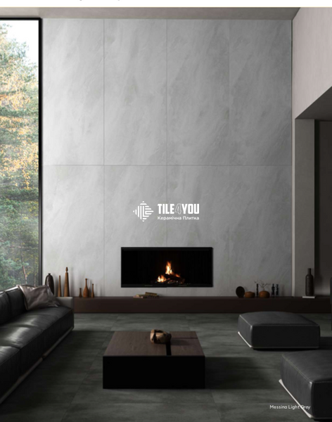 Керамограніт Kutahya | Messina Light Grey(Acik Grigio) Polish 120х280 6 мм 208220 фото