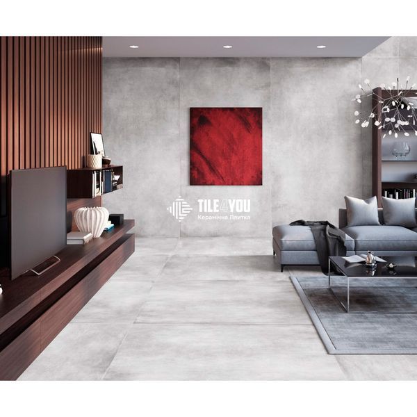 Керамогранит Cerrad | Concrete Gris 119,7X119,7 17163 фото