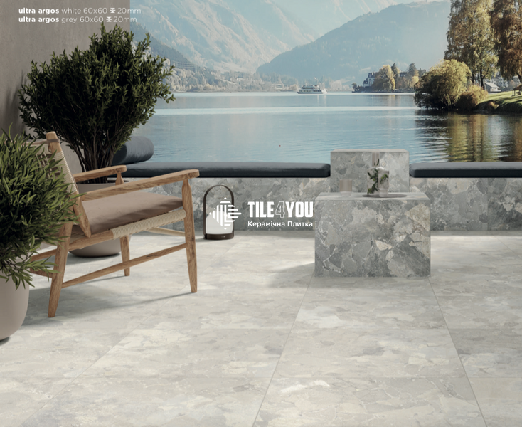 Керамограніт DADO CERAMICA | ARGOS GREY NATURAL 60*120*9.5mm 19995 фото