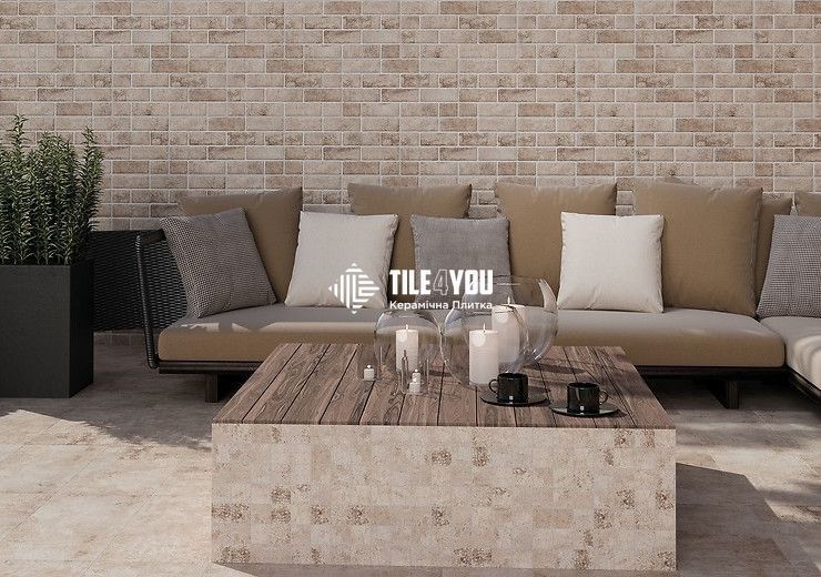 Мозаїка Cersanit | Lukas Beige Mosaic 29,8x29.8 18242 фото