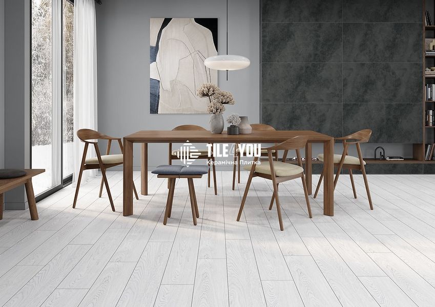 Плитка під дерево Cersanit | Emberwood Light Grey Mat Rect 19,8x119,8 G1 18722 фото