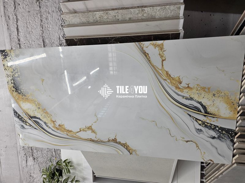 Керамограніт Velloza Granito | Glamour Gold Glossy 60х120 202127 фото
