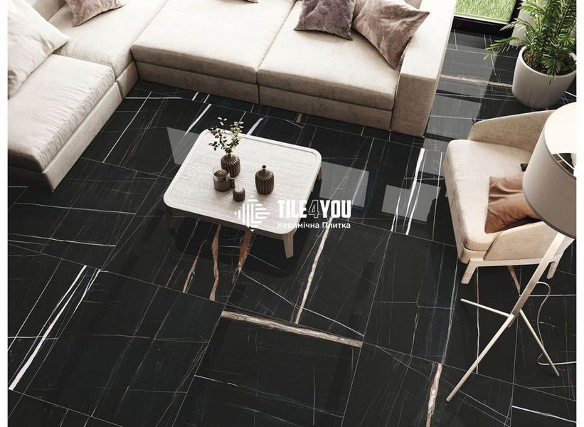 Керамограніт Titanium Black Pulido Rectificado 80х160 см Baldocer 47861095 фото