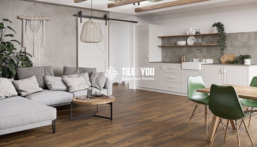 Керамогранит Opoczno | Плитка Passion Oak Brown RECT 221x890x8 208638 фото