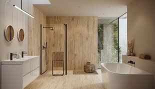 Керамогранит Opoczno | Плитка Passion Oak Cream RECT 221x890x8 208639 фото