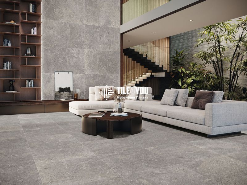 Керамограніт Baldocer | STONELAND GREY NATURAL 120X120 203020 фото