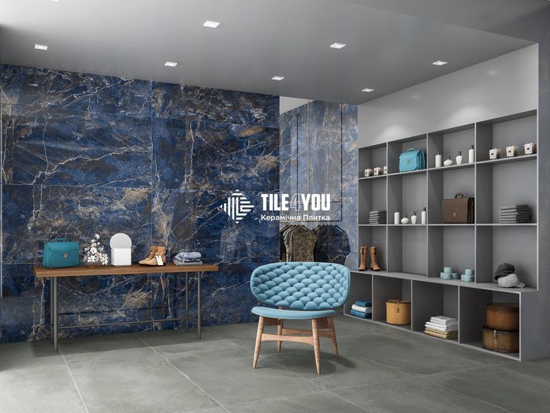 Керамогранит Netto Ceramika | Ocean Blue High Glossy 60&times;120 17988 фото