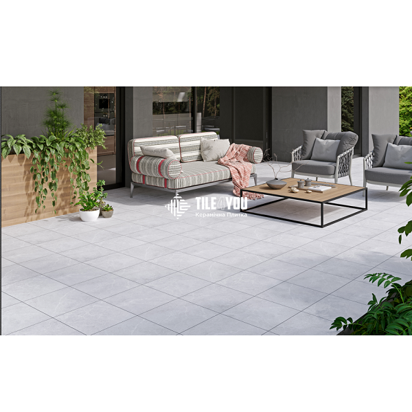 Керамограніт Cersanit | Rufus Light Grey Matt 42X42 17285 фото