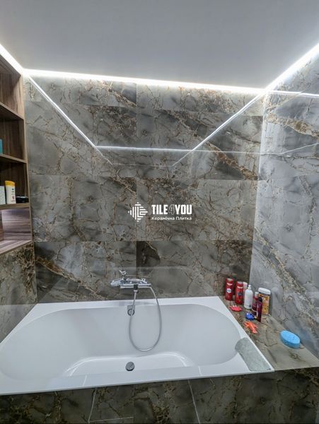 Керамограніт Italica | Denia Gold Silver Polished 60x120 см 16048 фото